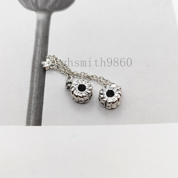 Pandora Wheat Grains Safety Chain Clip Charm - Picture 2 of 3